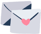 Illustration: Envelope sealed with a heart