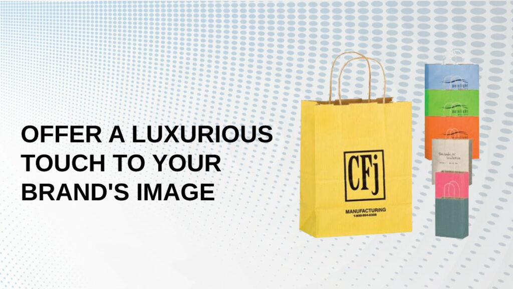 elevate brand with luxurious paper bags