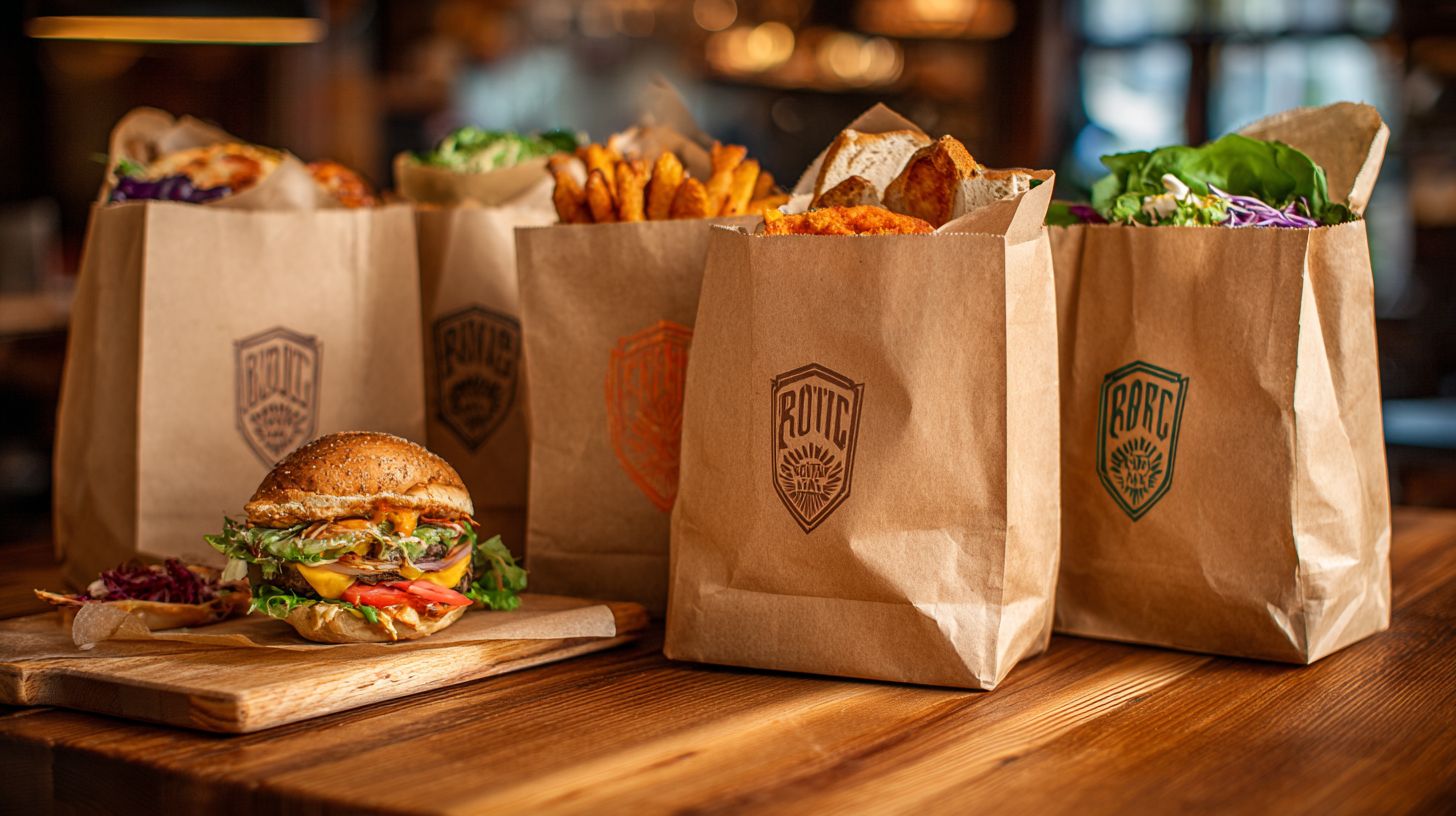 Custom Printed Restaurant Bags