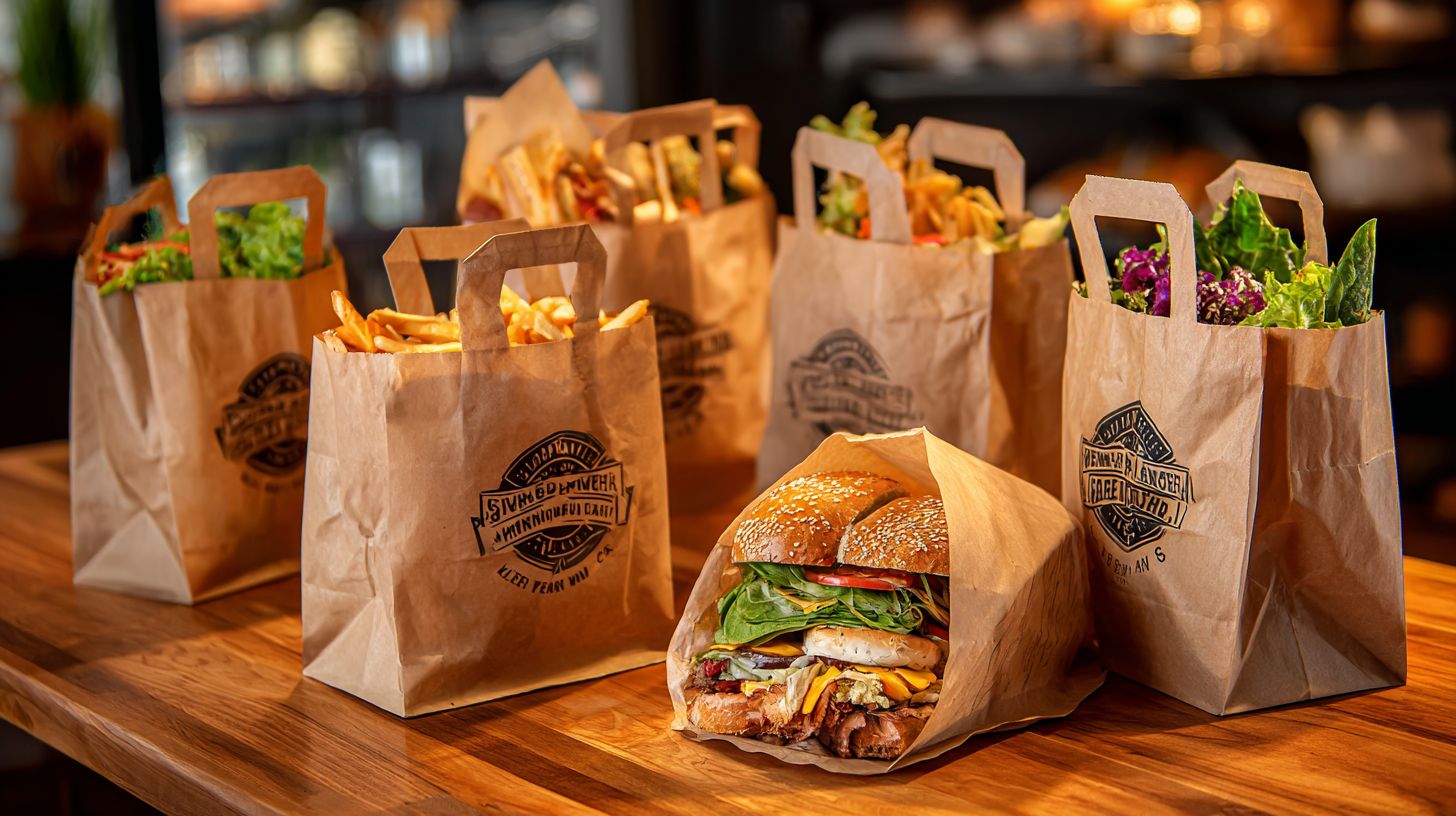 Custom Restaurant Bags with logo