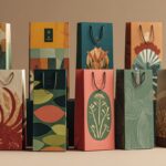 1. Eco-Patterned Bags with Recycled Motifs