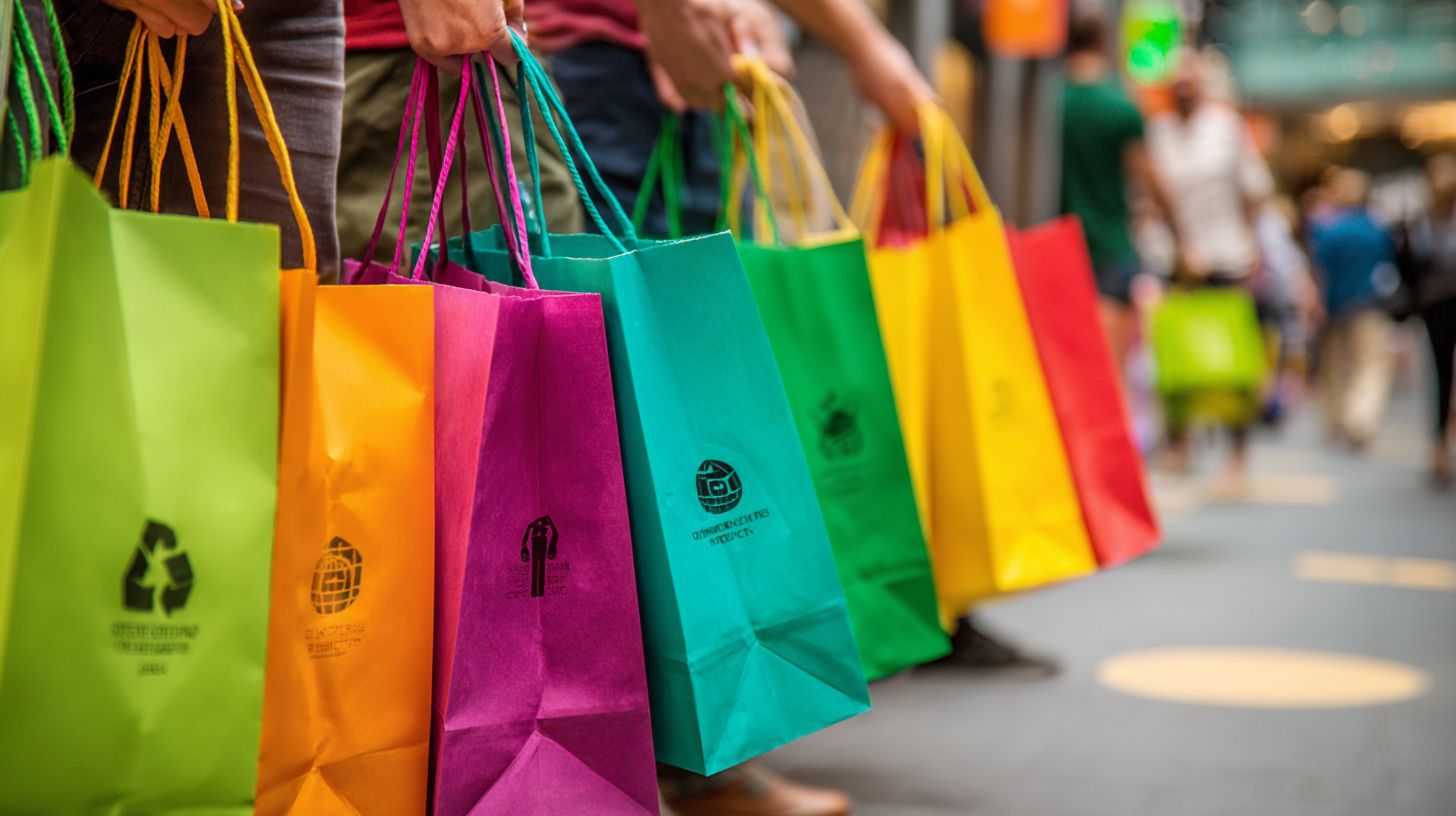 Paper Die Cut Handle Bags for Retail 