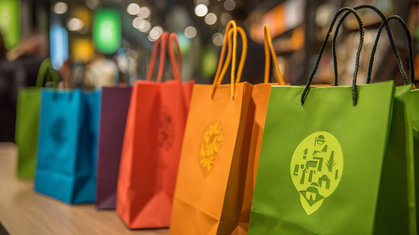Paper Die Cut Handle Bags for Retail Branding