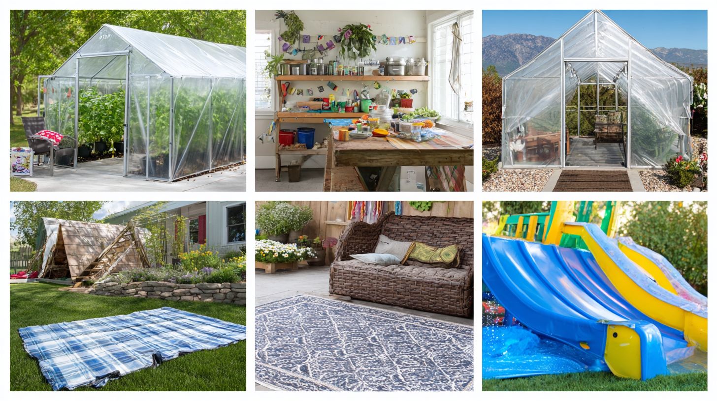 Custom Poly Sheeting for Waterproofing for Outdoor Events