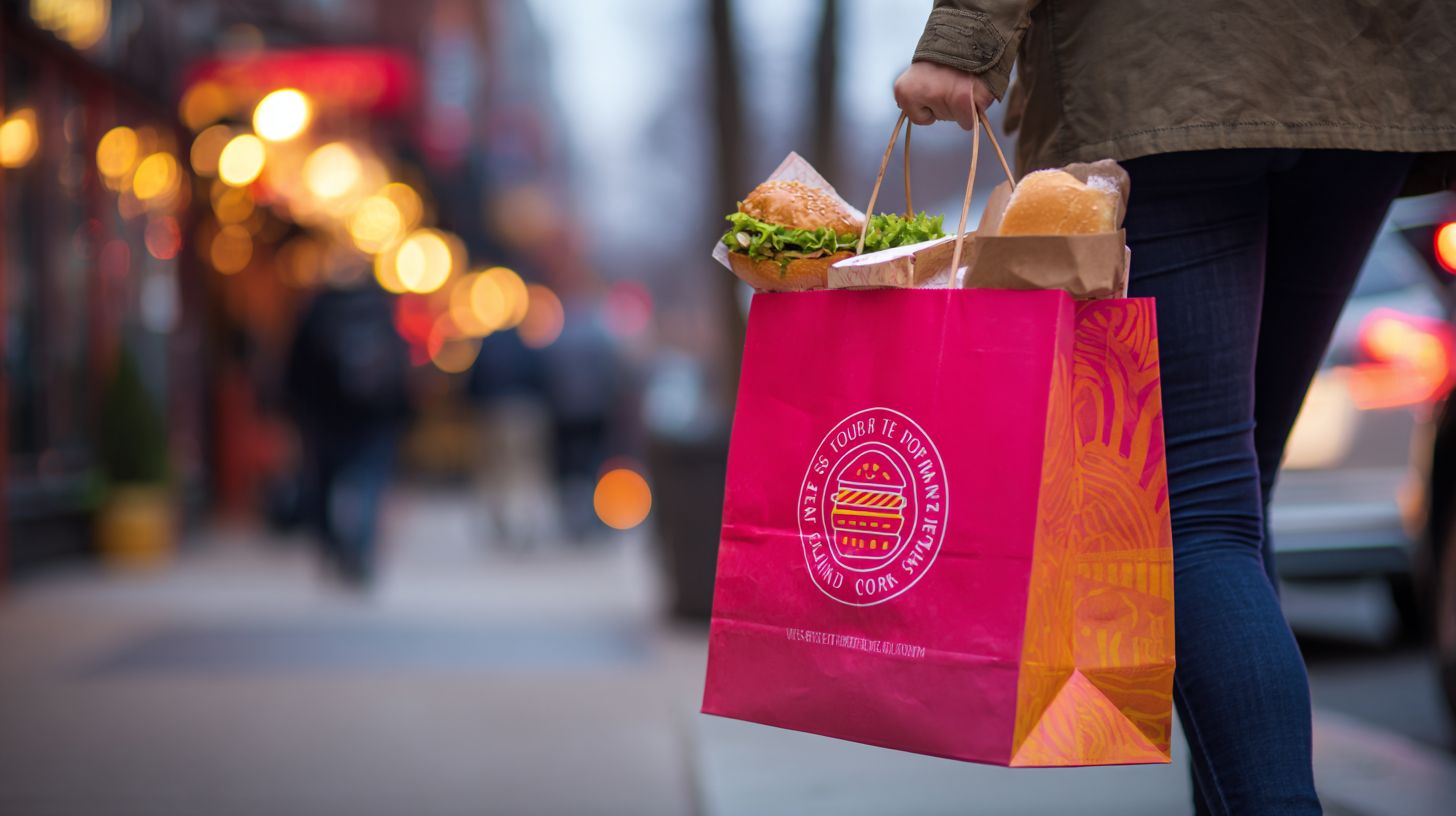 Custom Printed Restaurant Bags 