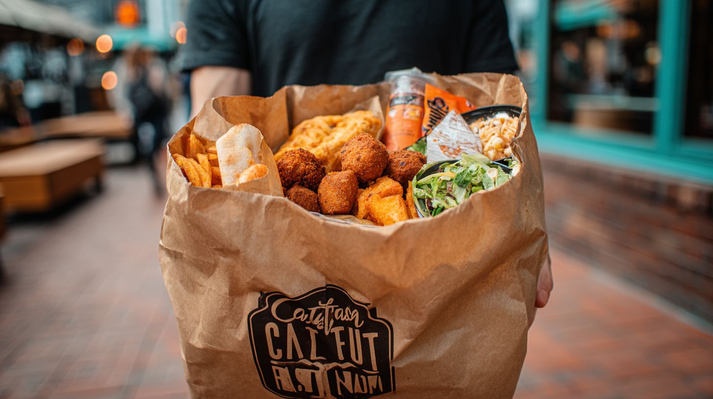 Custom Restaurant Bags for Food Delivery 
