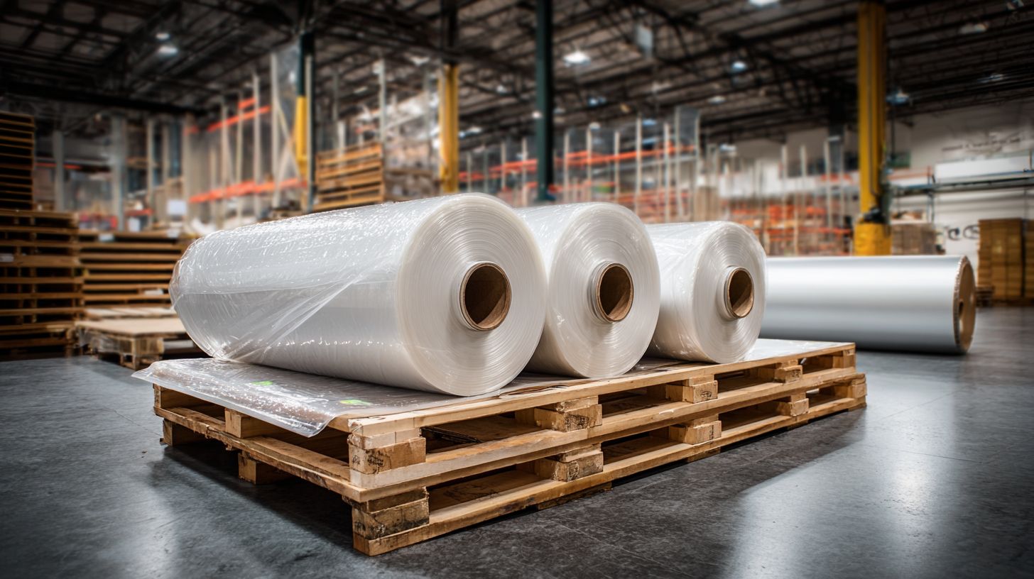 Custom Poly Sheeting with logo