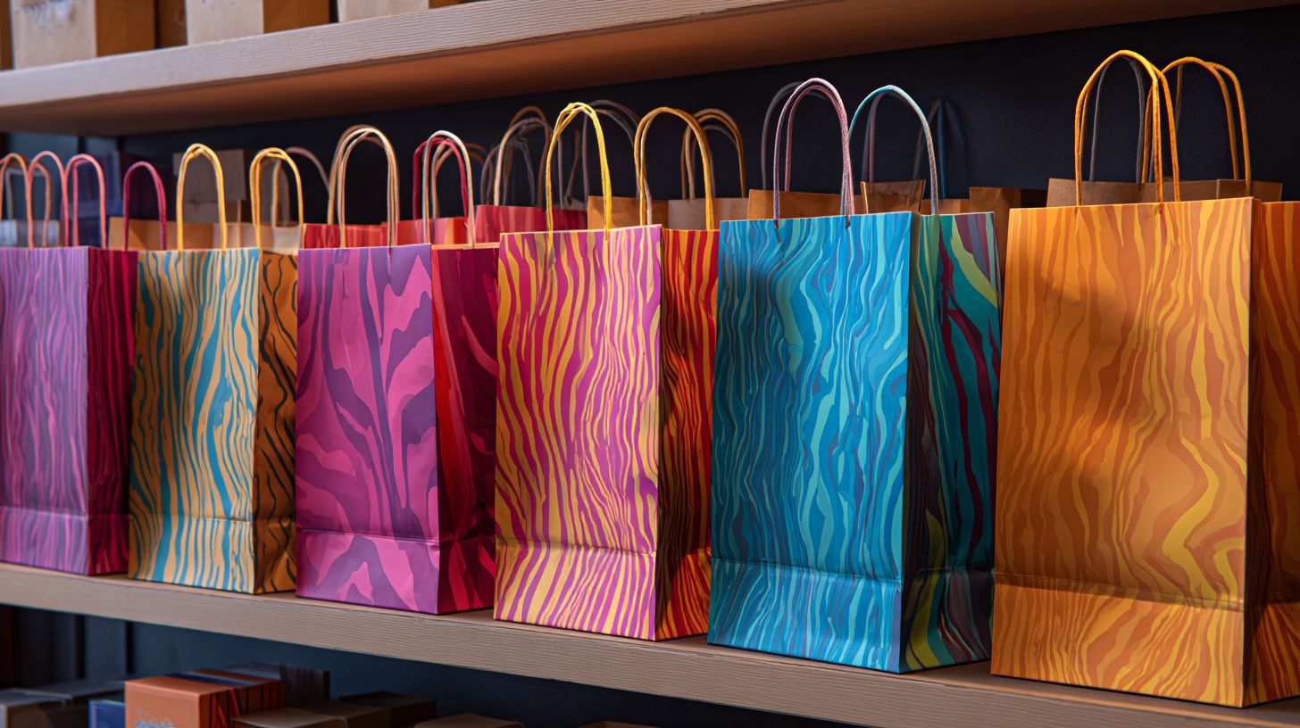 Custom Shadow Stripes Bags