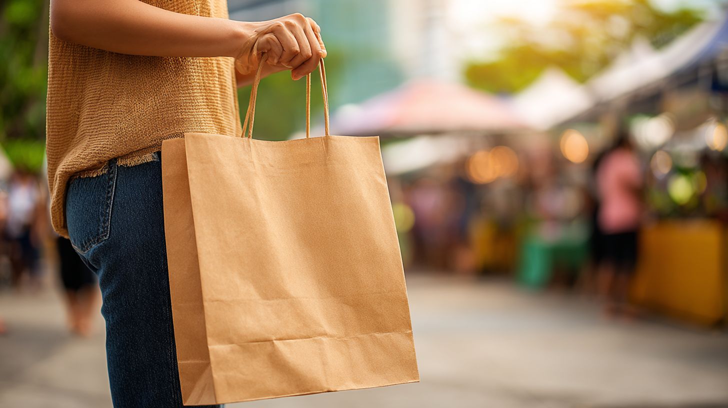 Custom Soft Loop Handle Bags