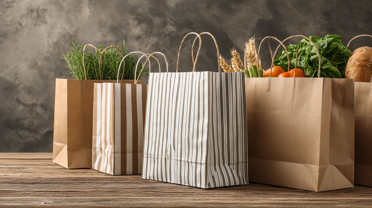 Shadow Stripes Bags For Gift and Retail Packaging