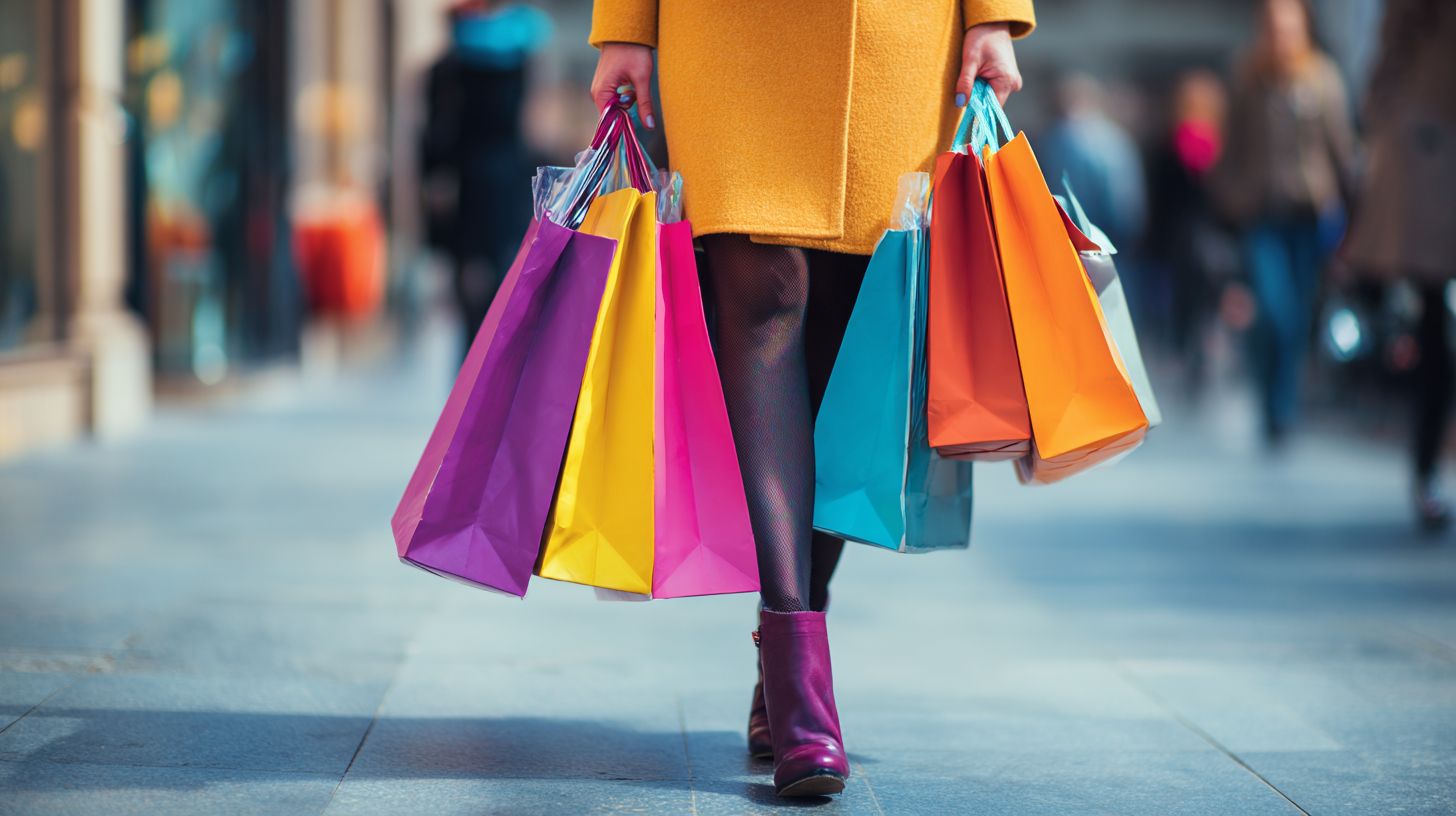 What are shopping bags that combine practicality and aesthetic appeal?
