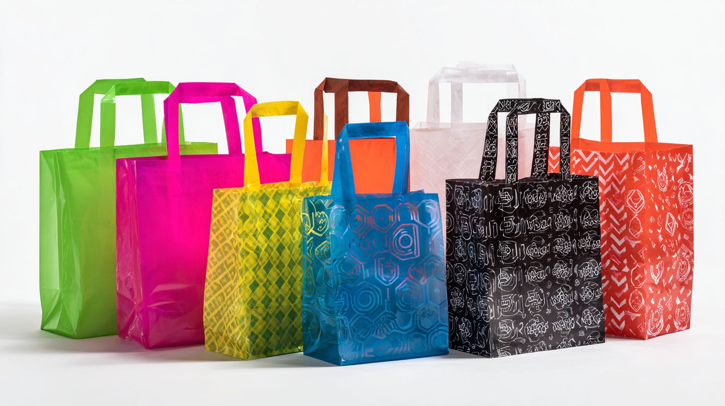 Handle and Closure Styles Custom Plastic Bags