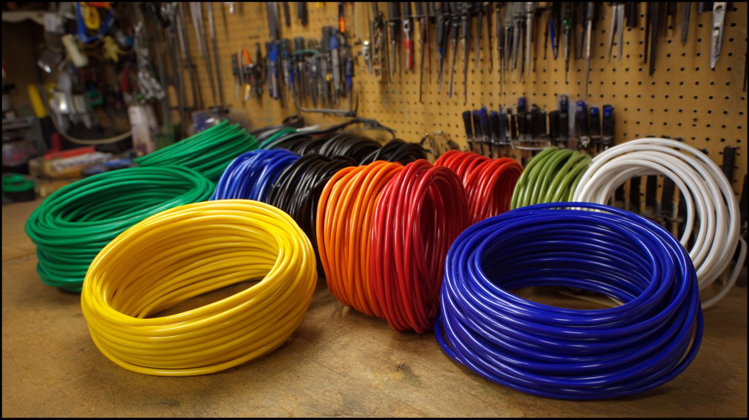 What materials are available for customizing CUSTOM POLY TUBING?