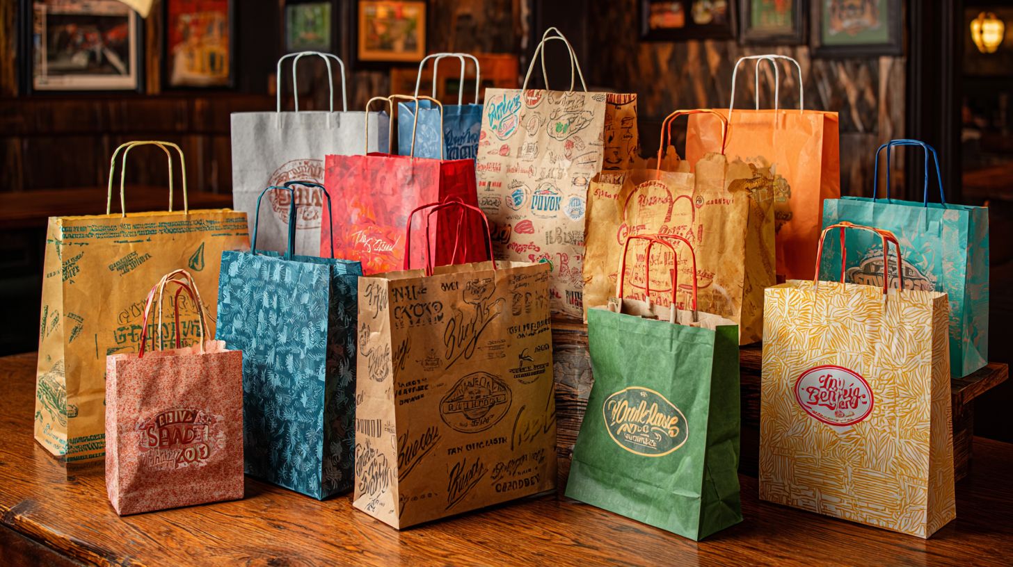 Restaurant Bags with logo