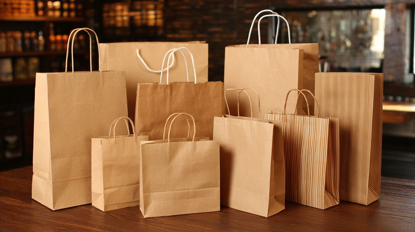 Kraft Shopping Bags Wholesale