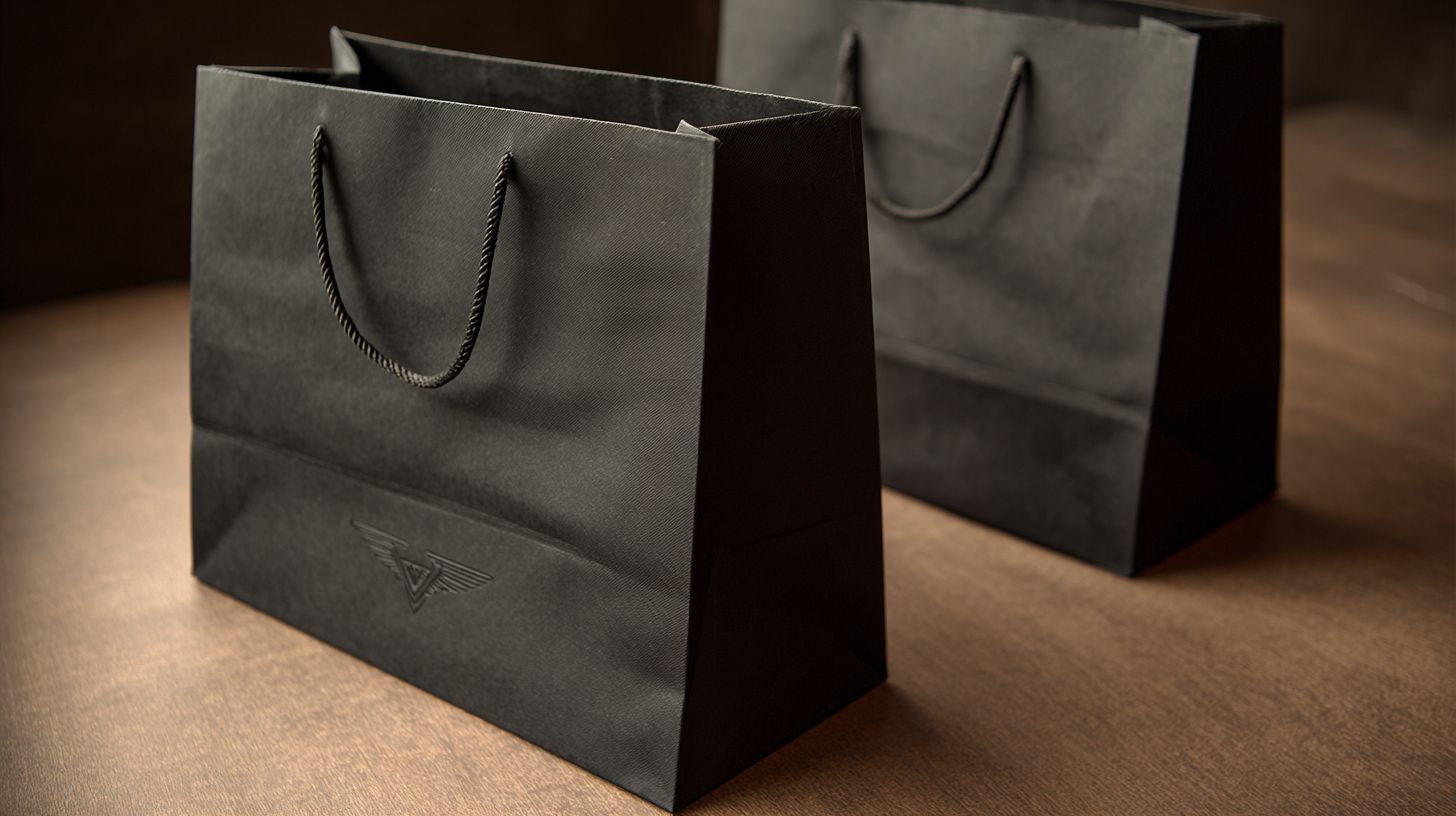 High-Quality Custom Matte Shopping Bags