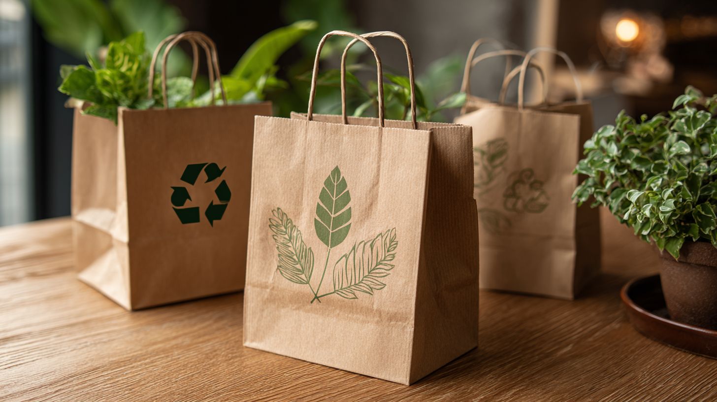 Custom Die Cut Handle Bags Ideal for Sustainable Packaging