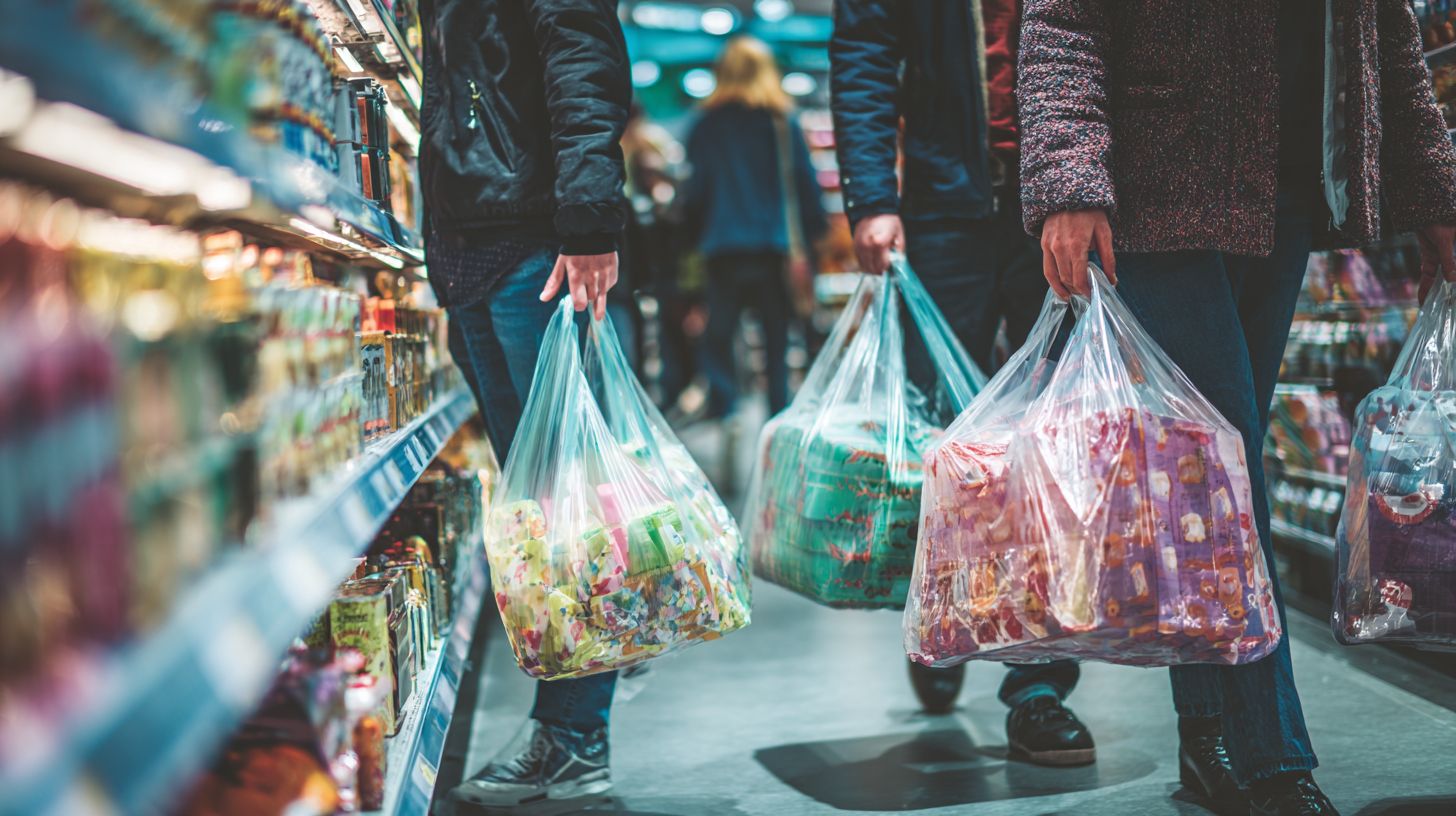 Custom Plastic Bags Wholesale Bulk