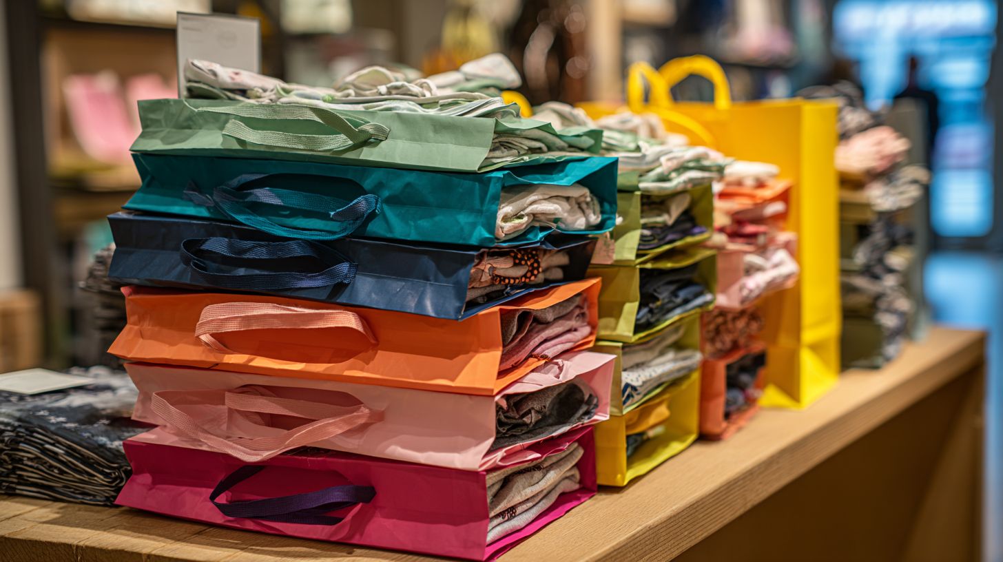 Die Cut Handle Bags Wholesale Bulk