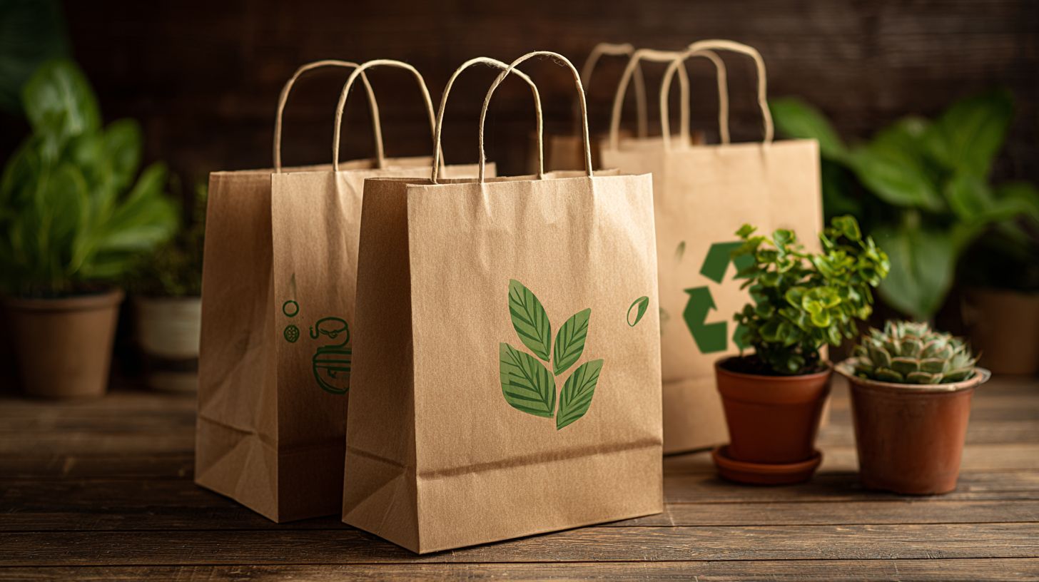 Kraft Shopping Bags Supplier