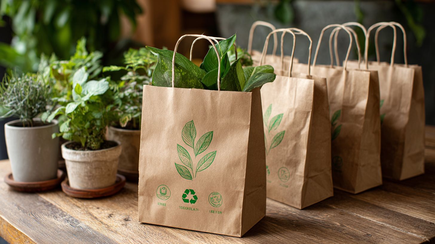 Kraft Shopping Bags Wholesale