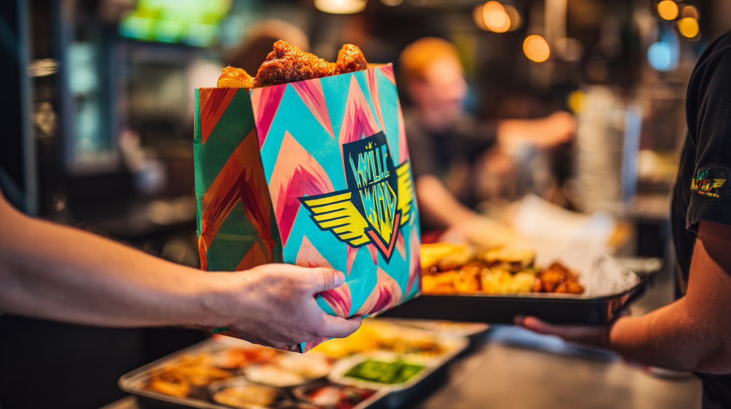 Custom Restaurant Bags with logo