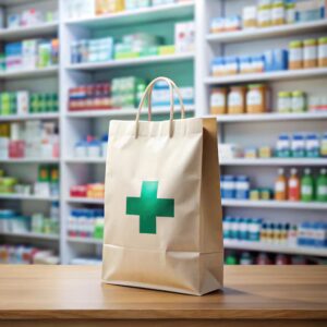 Custom Paper Pharmacy Bags