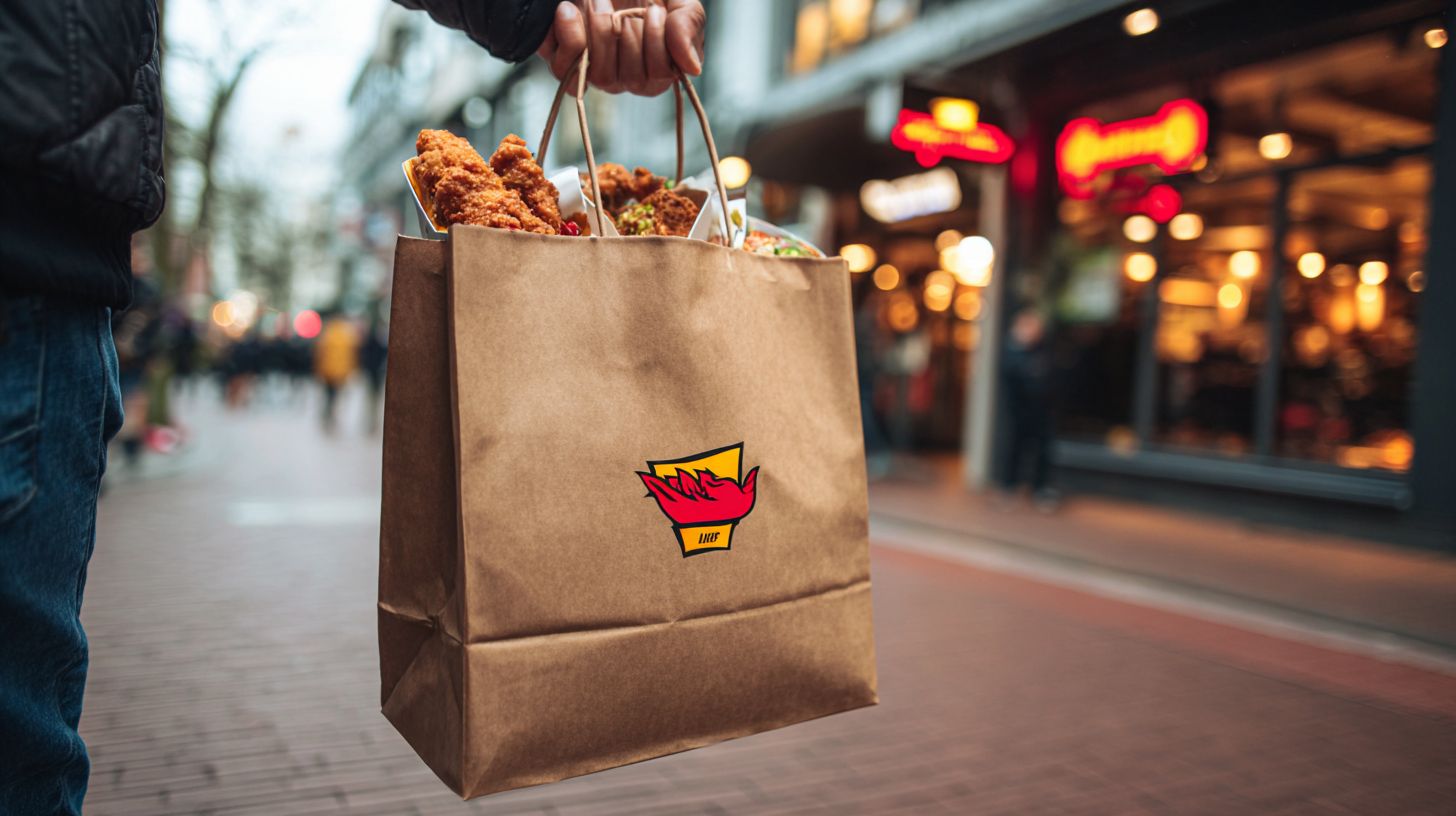Custom Restaurant Bags with logo