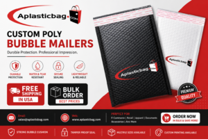 Custom Poly Bubble mailers Wholesale in USA